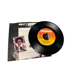 Paul McCartney & Stevie Wonder "Ebony and Ivory" 7" Vinyl Single